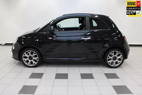 Fiat 500 1.2 Lounge - Cabrio en Lederen Bekleding